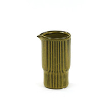 Medium Straw Yellow Tiki Pitcher Vase - 6.3" H - 16 Pieces
