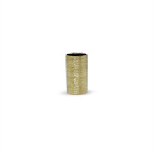 Textured Gold Cylinder Ceramic - 4"X8" - 6 Pieces
