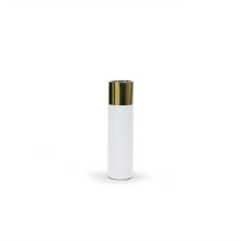 Gold Topped White Ceramic Cylinder - 16" - 6 Pieces