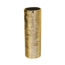 Textured Gold Cylinder Ceramic - 5" X 12" - 6 Pieces