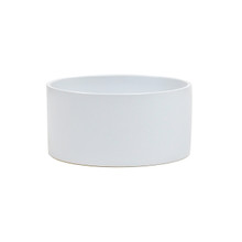 White Cylinder Ceramic - 8" X 4" - 8 Pieces