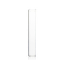 Clear Hurricane Candle Shade Chimney Tube [No Bottom] - 2" X 12" - 24 Pieces