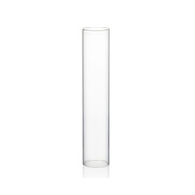 Clear Hurricane Candle Shade Chimney Tube [No Bottom] - 3" X 16" - 12 Pieces