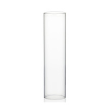 Clear Hurricane Candle Shade Chimney Tube [No Bottom] - 4" X 16" - 12 Pieces