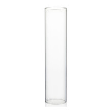 Clear Hurricane Candle Shade Chimney Tube [No Bottom] - 4" X 18" - 12 Pieces