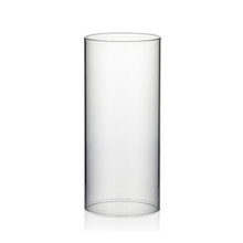 Clear Hurricane Candle Shade Chimney Tube [No Bottom] - 3.5" X 8" - 24 Pieces