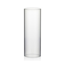 Clear Hurricane Candle Shade Chimney Tube [No Bottom] - 3.5" X 10" - 24 Pieces