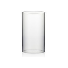 Clear Hurricane Candle Shade Chimney Tube [No Bottom] - 4.7" X 8" - 12 Pieces