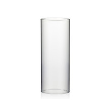 Clear Hurricane Candle Shade Chimney Tube [No Bottom] - 4.7" X 12" - 12 Pieces