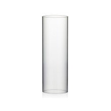 Clear Hurricane Candle Shade Chimney Tube [No Bottom] - 4.7" X 14" - 12 Pieces