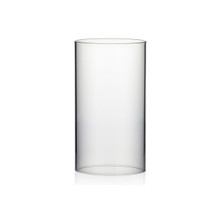 Clear Hurricane Candle Shade Chimney Tube [No Bottom] - 5.5" X 10" - 12 Pieces