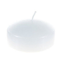 2" Floating Disc Candles - White  - 24 Pieces