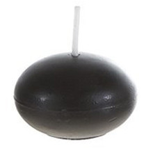 1.5" Floating Candles - Black - 48 Pieces