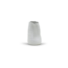 White Formed Vase - 6.1" H - 16 Pieces
