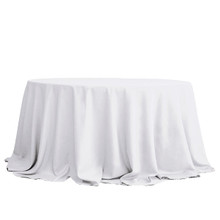 Seamless Polyester Round Tablecloth - 132"