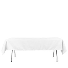 Seamless Polyester Linen Rectangle Tablecloth - 54"x96" 
