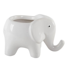 Case of 12 Ceramic elephant-EMPTY, Set of 2