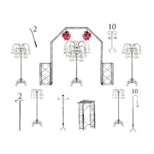 Complete Wedding Package - Willow Candelabras
