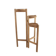 Case of 2 30" Wood 3-Tired Planter Stand