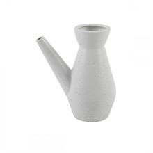 Case of 8 7" Ceramic Watering Can, Speckle White
