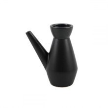 Case of 8 7" Ceramic Watering Can Speckle, Matte Black