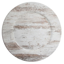 Case of 24 Birch Wood Finish Charger Plate 13"