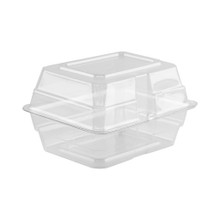 Case of 4 - 5"x4"x3" Boutonniere Box - Crystal