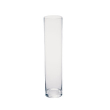 Case of 4 - 4" x 18" Cylinder Vase - Crystal