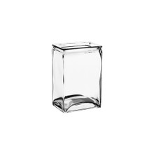 Case of 12 - 4"x3"x6" Rectangle Vase - Crystal