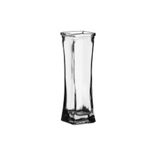 Case of 24 - 7.5" Flared Square Vase - Crystal