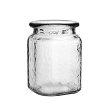 Case of 24 - 4" Hammered Jar - Crystal