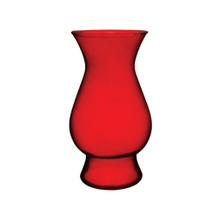 Case of 6 - 8 3/4" Bella Glass Vase - Ruby