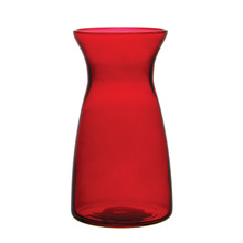 Case of 12 - 6 3/8" Vibe Glass Vase - Ruby