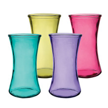 Case of 12 - 8" Gathering Glass Vase - Lollipop Assortment