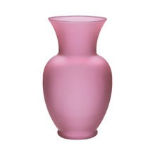 Case of 6 - 8 3/4" Spring Garden Glass Vase - Matte Blush Rose