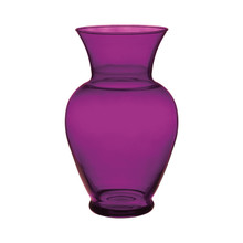 Case of 6 - 8 3/4" Spring Garden Glass Vase - Purple Passion