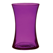 Case of 6 - 8" Glass Gathering Vase - Purple Passion