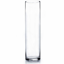 4" x 14" Clear Glass Cylinder Vase - 12 Pieces