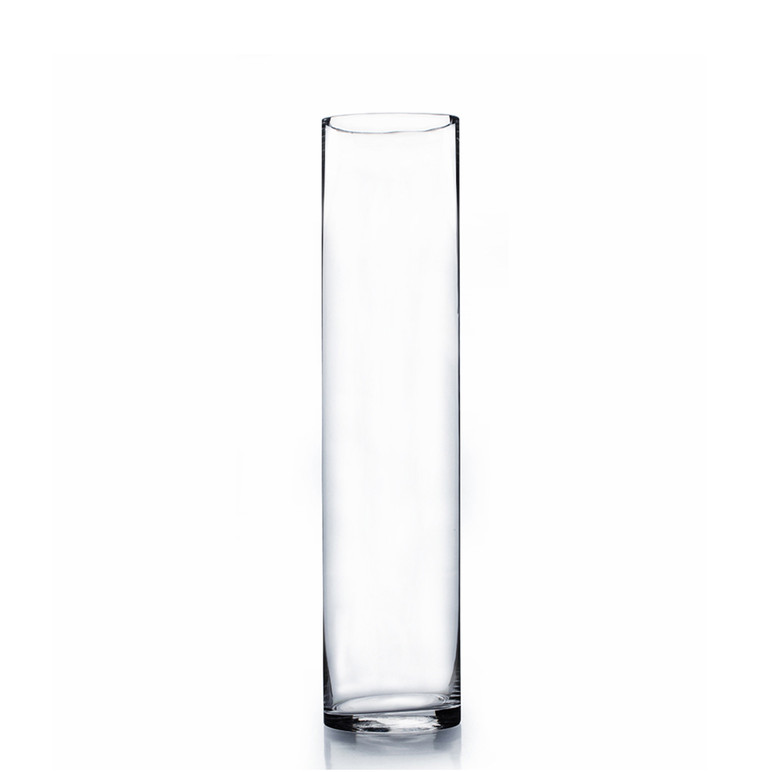 24 x 4 glass cylinder vase