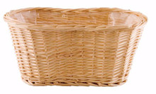 24 Pcs - Light Willow Double Bloomer Baskets - 8 Inch