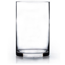 5" x 8" Clear Glass Cylinder Vase - 12 Pieces
