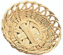 14 Pcs - Round Natural Willow Baskets - 14 Inch