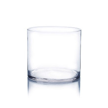 6" x 6" Cylinder Glass Vase - 12 Pieces
