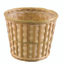 48 Pcs - Natural Bamboo Azalea Pot Covers - 6.5 Inch