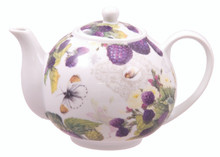 12 Sets - Purple Rasperry Porcelain Teapots