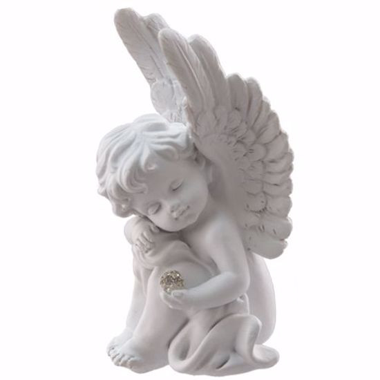 24 Pcs - Angel Statue Holding Crystal - EventsWholesale.com
