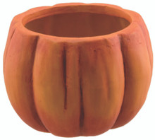 12 Pcs - Orange Pumpkin Planters - 3.75 Inch