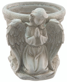 16 Pcs - Praying Angel with Pot ~(polyresin) Liners Included