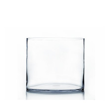 10" x 8" Cylinder Glass Vase - 4 Pieces