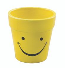 24 Pcs - Smiley Face Pots - 4 Inch